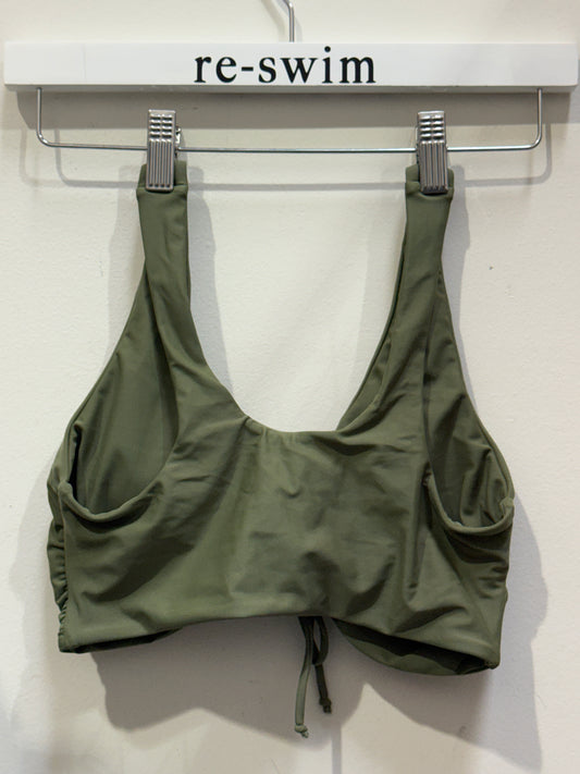 Army Green Basic Swim Top
