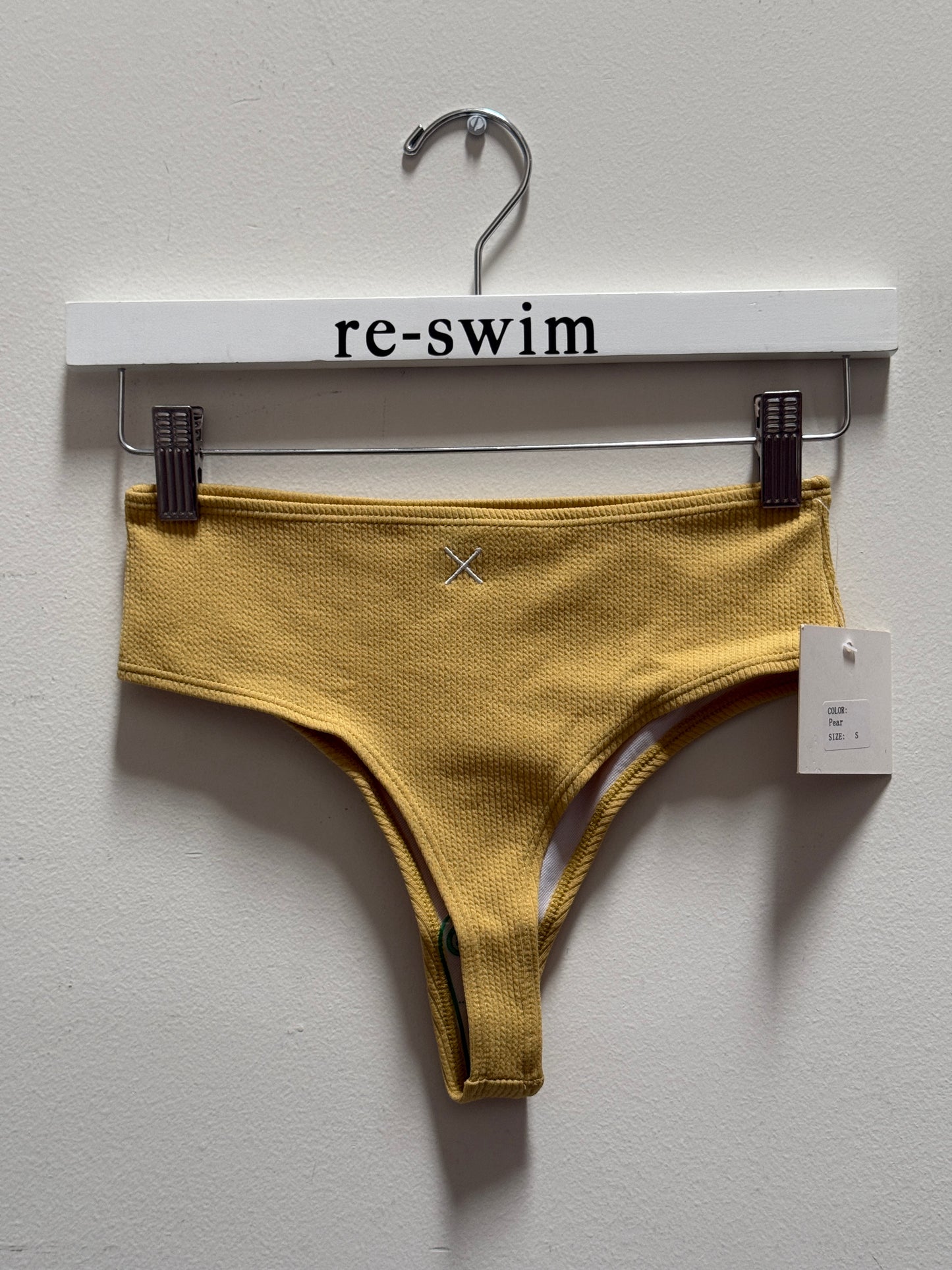 Mango Ribbed High Waist Bottoms